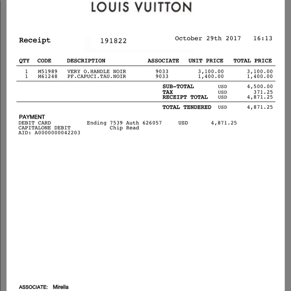 Louis Vuitton Capucines Wallet - Picture 8 of 8